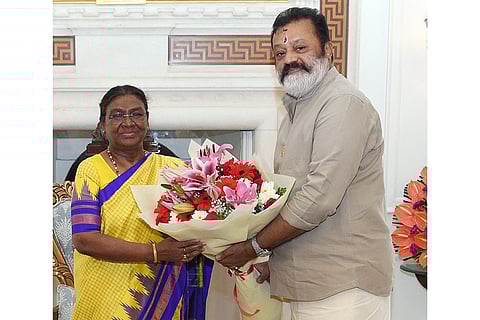 Suresh Gopi calls on President Droupadi Murmu